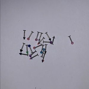 *BLACKFRIDAY5*  flat-back stud jewelry piercing